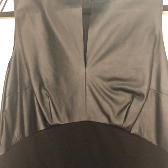 1. State Faux Leather Panel Bodycon Dress - Picture 2 of 3